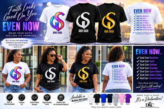 "EVEN NOW" Signature Tee