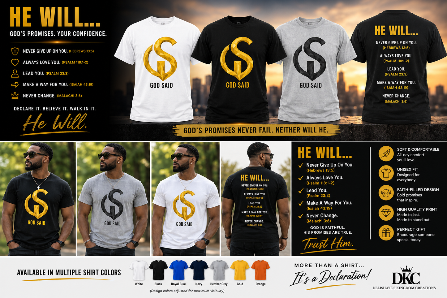 HE WILL Signature Tee