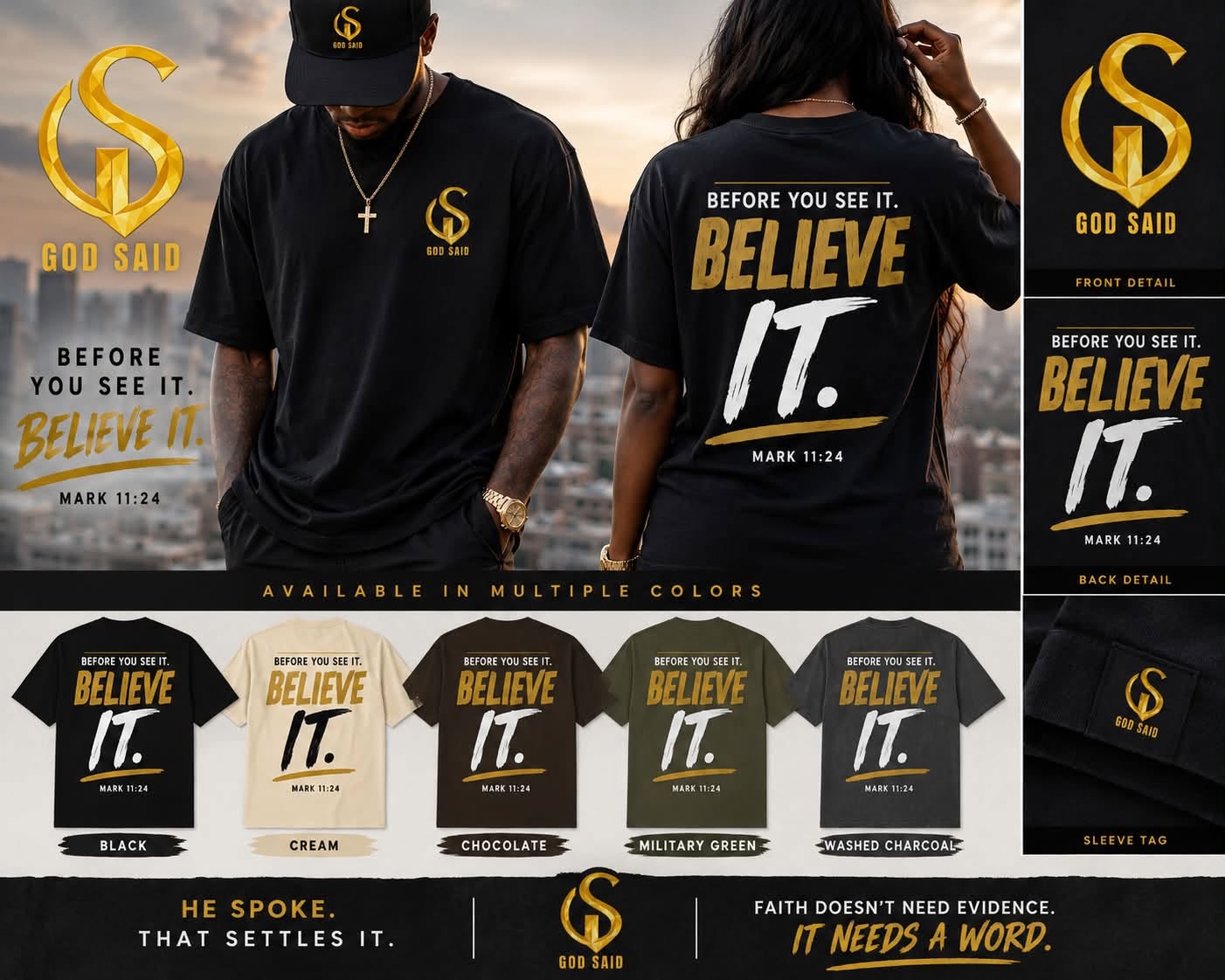 "Believe It" Signature Tee