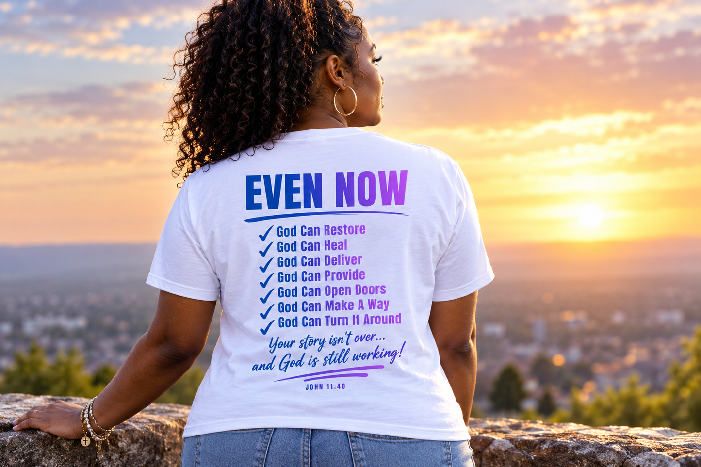 "EVEN NOW" Signature Tee